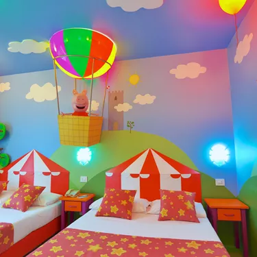 Gardaland Hotel - Peppa Pig Themed Room - Hot air balloon