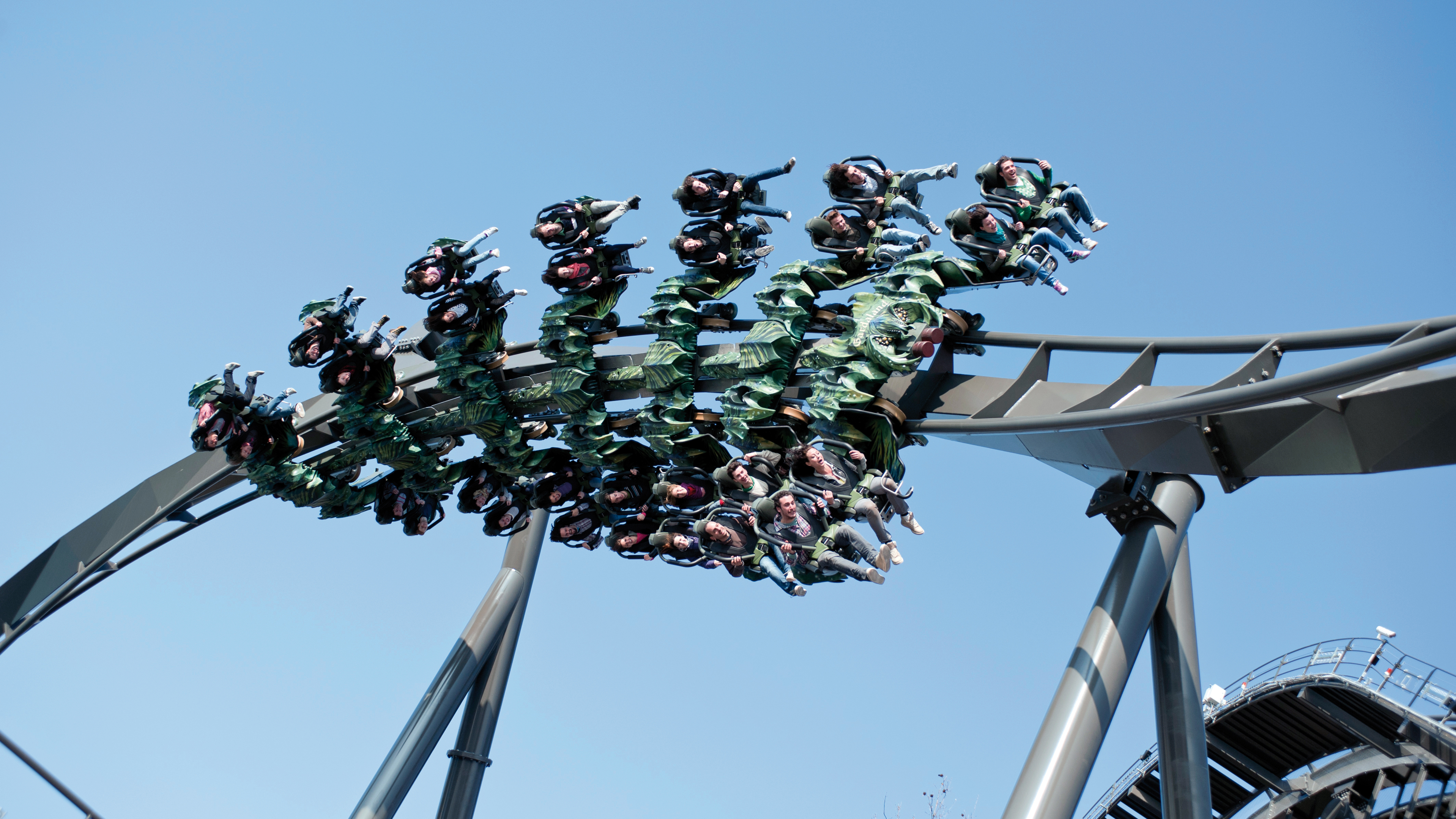 Gardaland Park - Raptor - Winged Roller Coaster