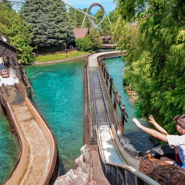 Gardaland Park - Colorado Boat - Absprung und Attraktionsweg