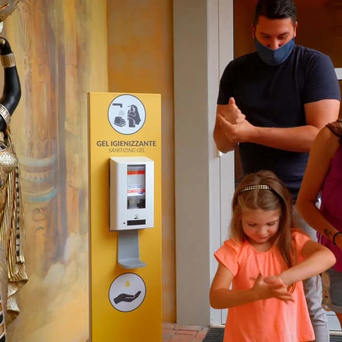Gardaland Hotel - Igienizzazione mani