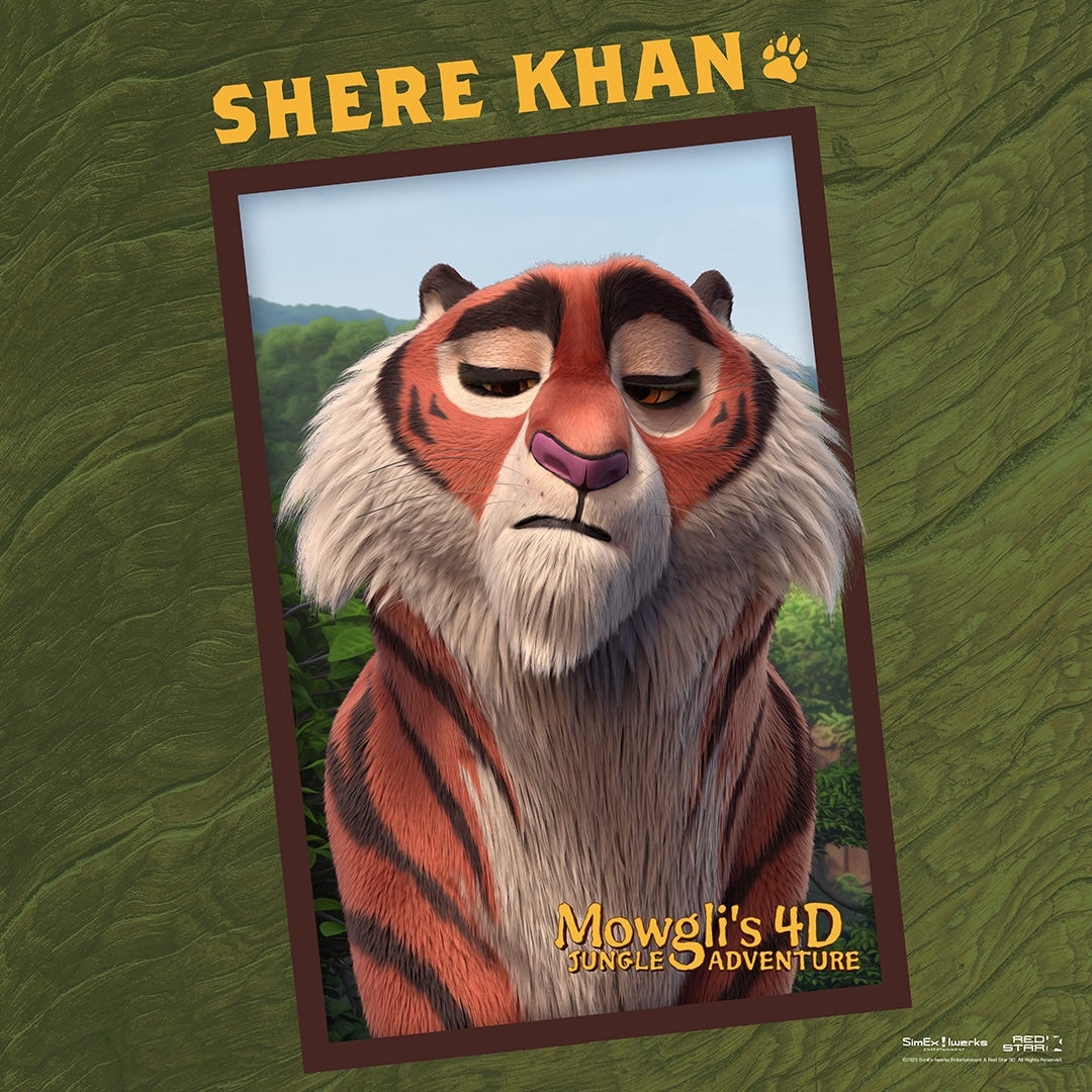 Gardaland Mowgli4d Website Character Sherekhan 1080X1080px
