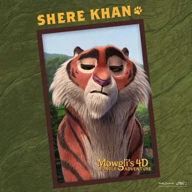 Gardaland Mowgli4d Website Character Sherekhan 1080X1080px