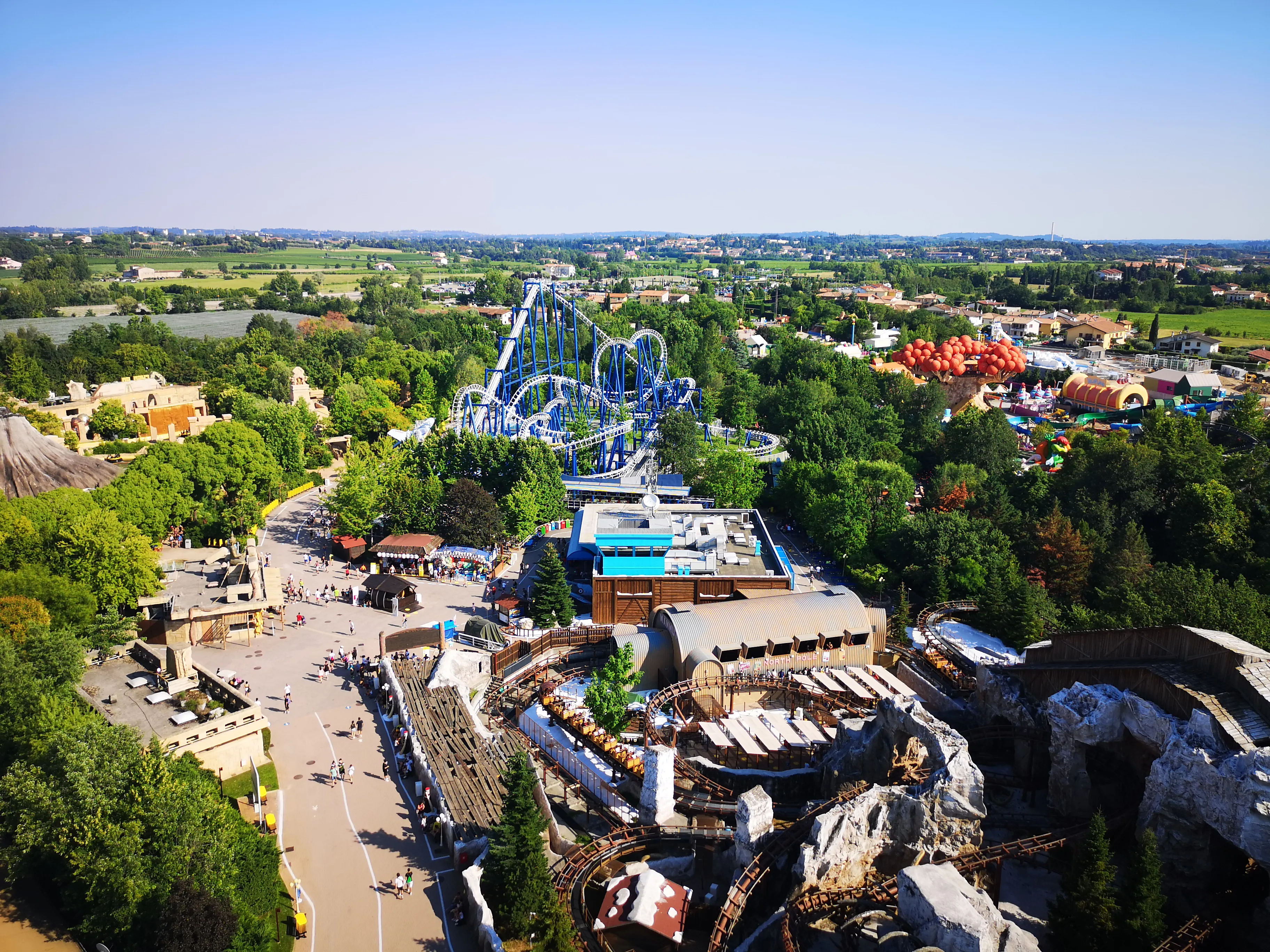 Gardaland Park - Panoramablick