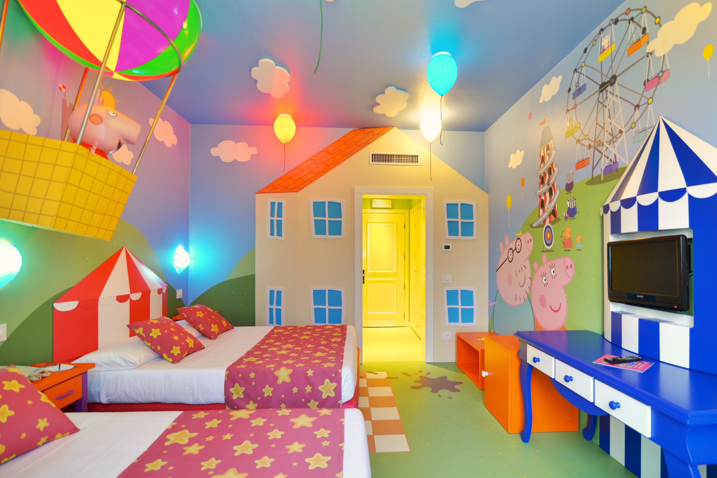 Gardaland Hotel - Peppa Pig Themed Room